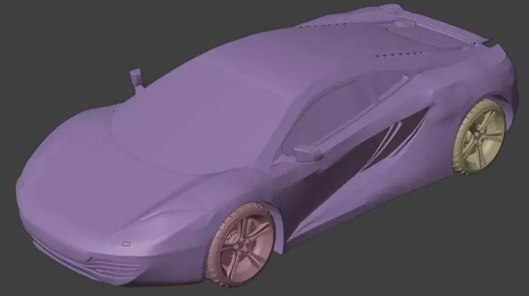 McLaren MP12 - 3D Car Model 3D model