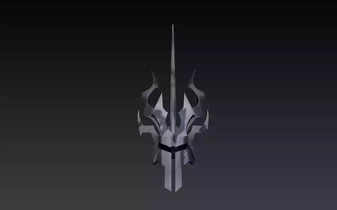 ASHBORN COSPLAY HELMET FROM SOLO LEVELING 3D print model