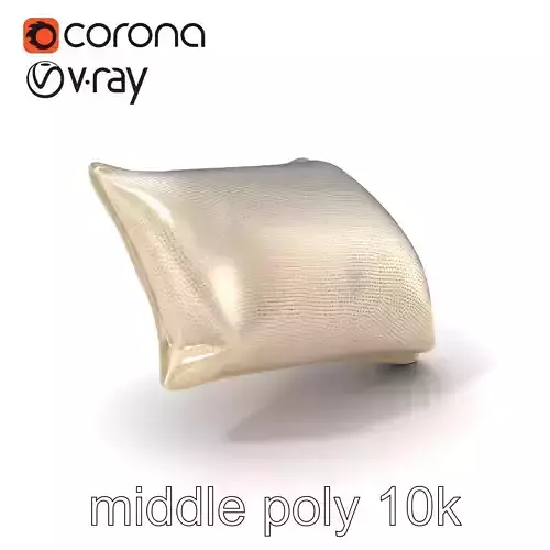 Textured Pastel Pillow Cushion model pack