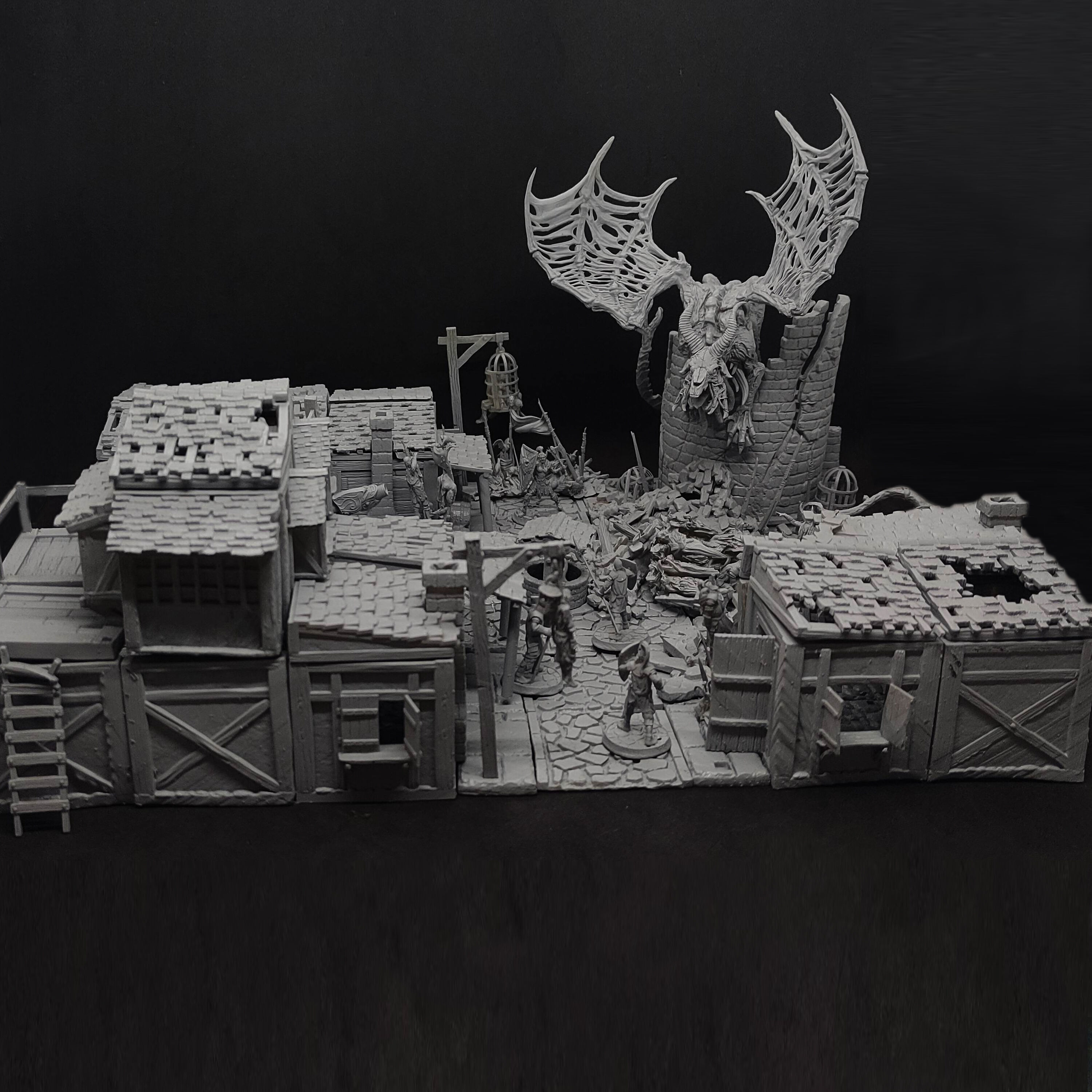 BUNDLE 04 - BATTLE OF THE ABANDONED VILLAGE 3D print model_23