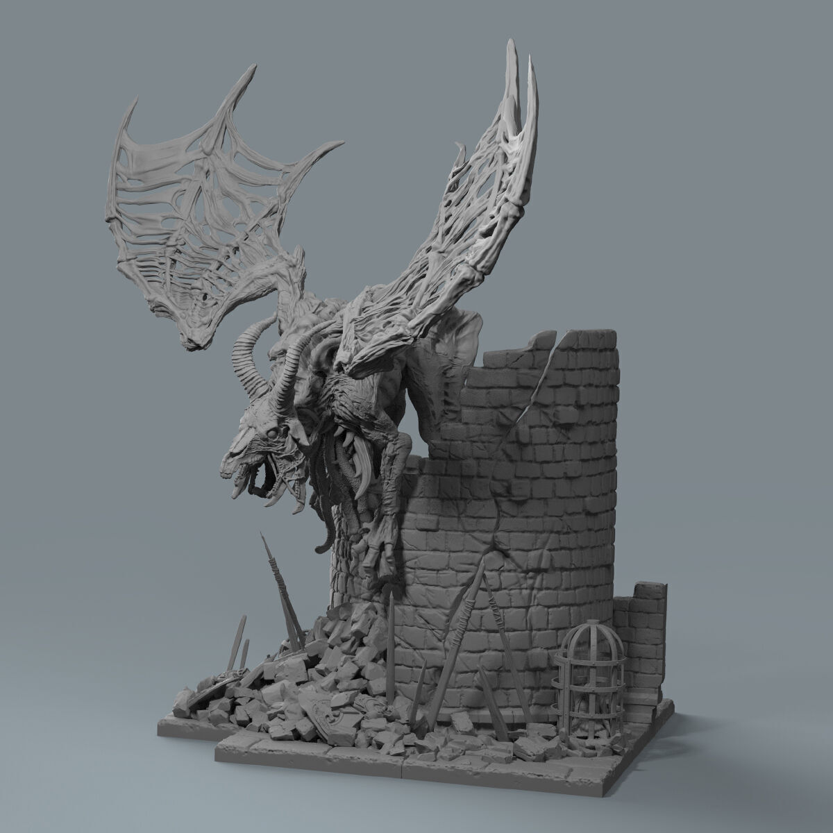 BUNDLE 04 - BATTLE OF THE ABANDONED VILLAGE 3D print model_13