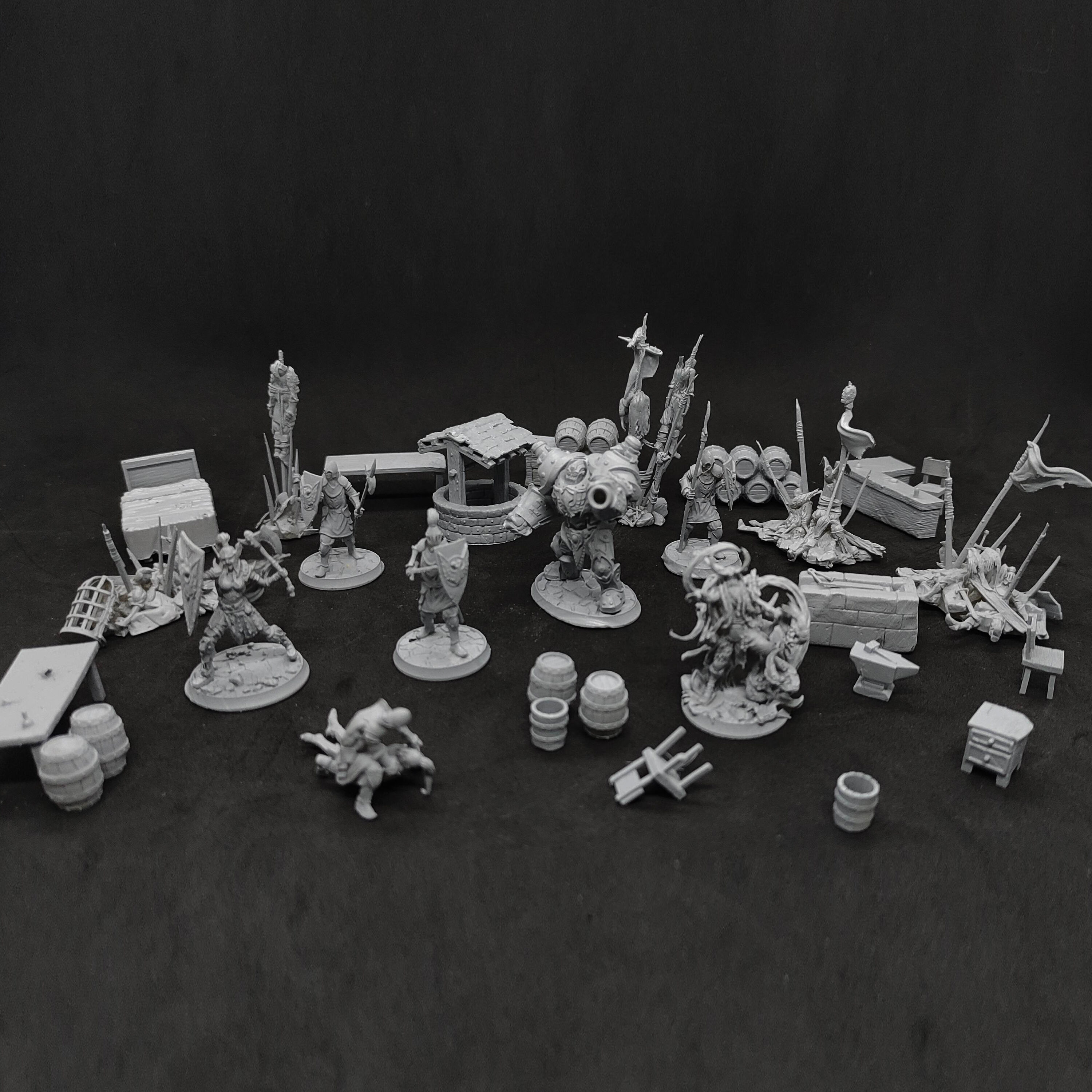 BUNDLE 04 - BATTLE OF THE ABANDONED VILLAGE 3D print model_21