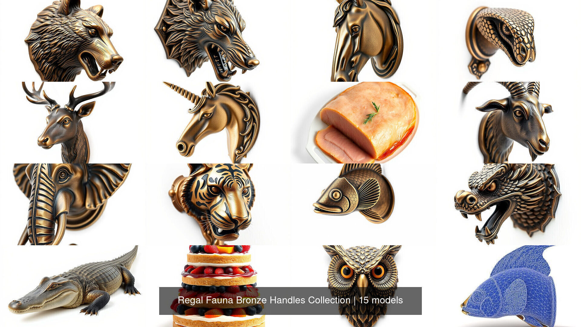 Regal Fauna Bronze Handles Collection _19