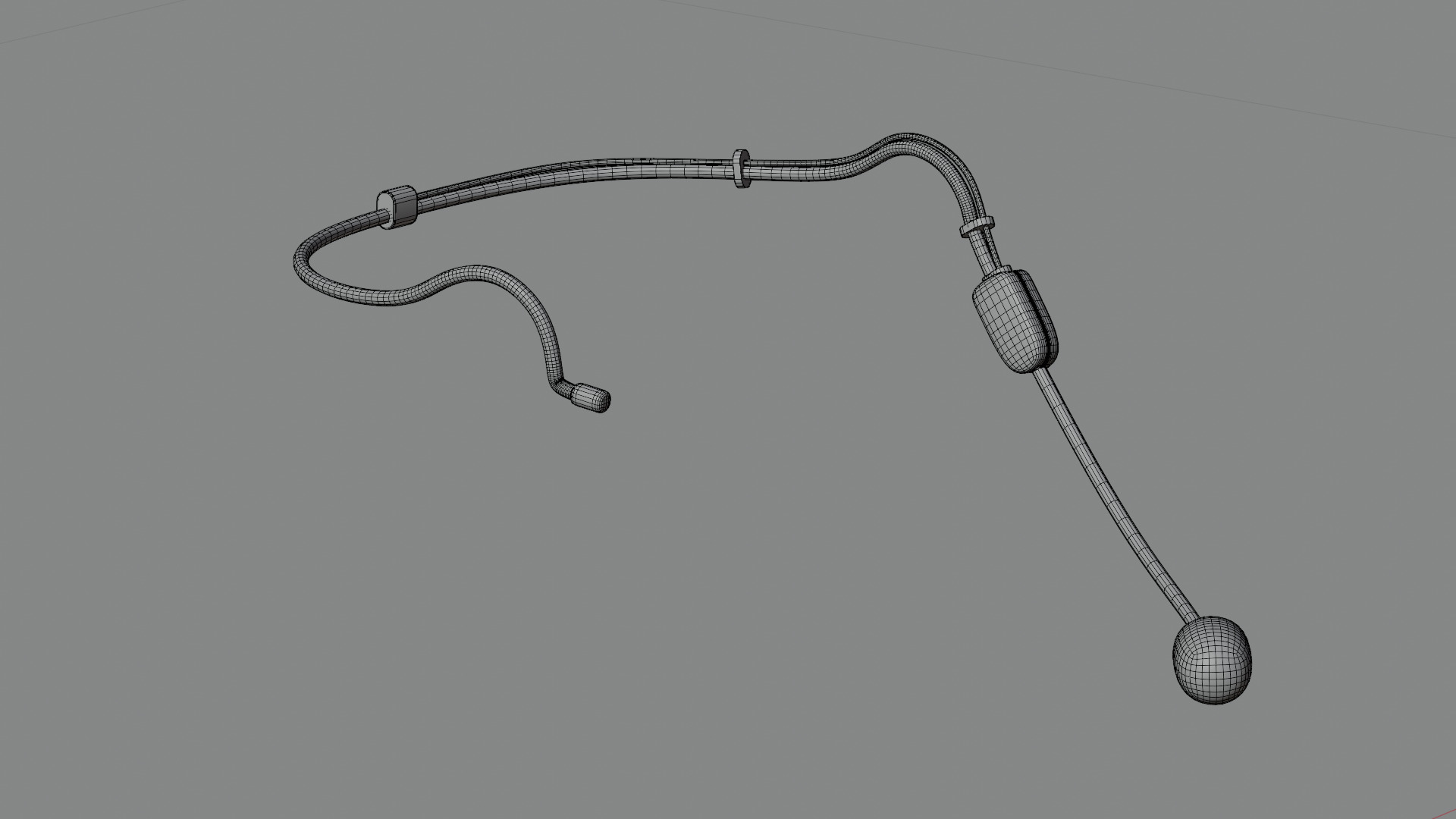 Headset Mic 3D model_5