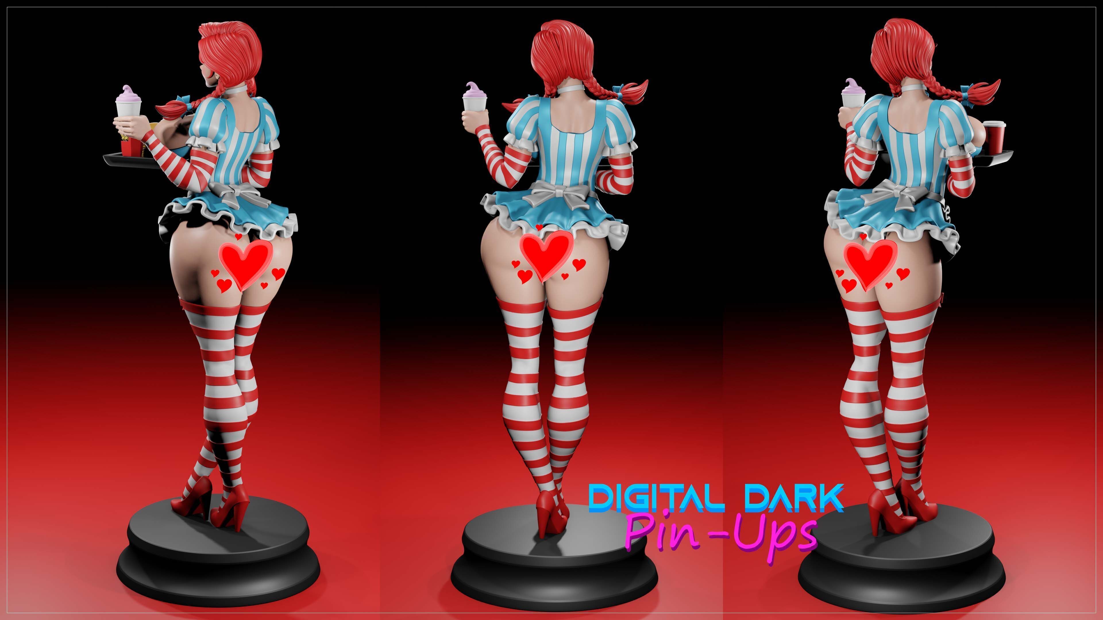 Wendy older with NSFW version and Miniatures 3D print model_2