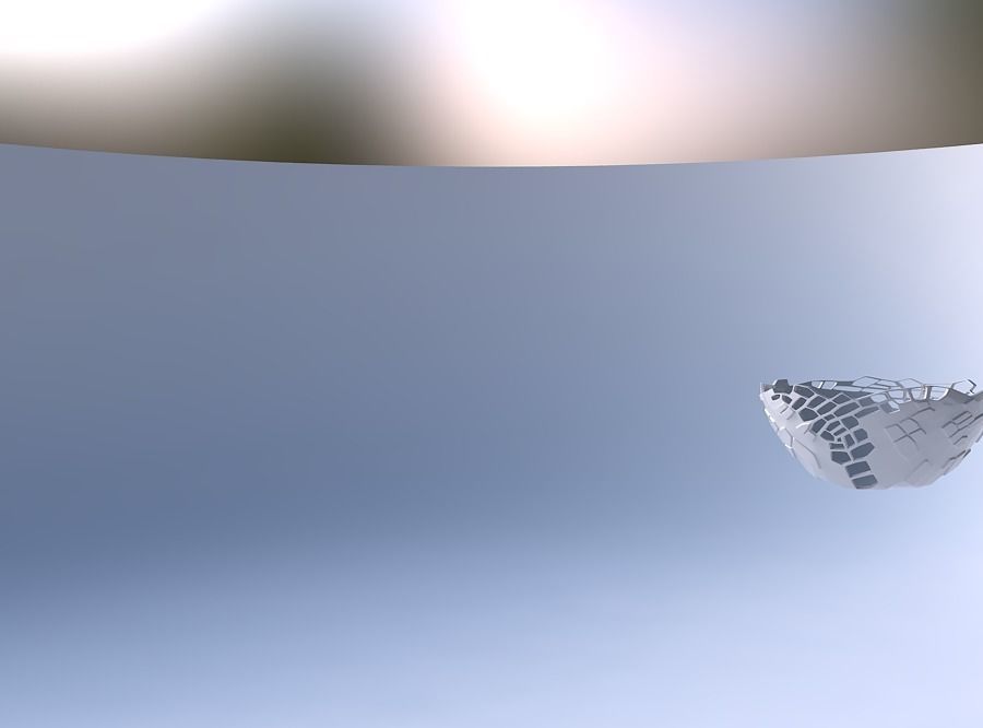 Bowl wide with twisted reptile skin with holes 3D print model_4