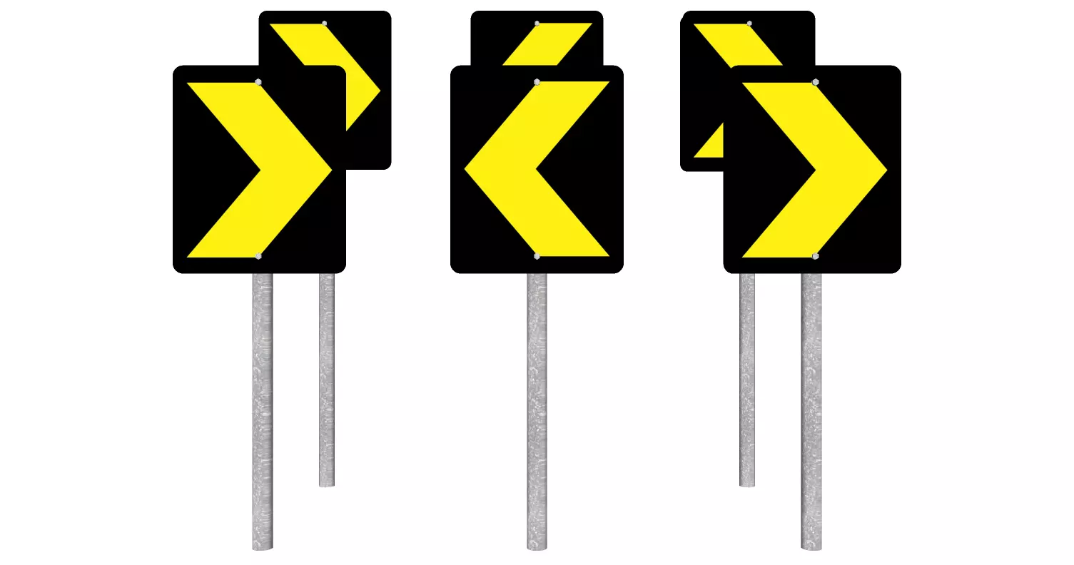 Chevron marker - Alignment marker plate 3D model