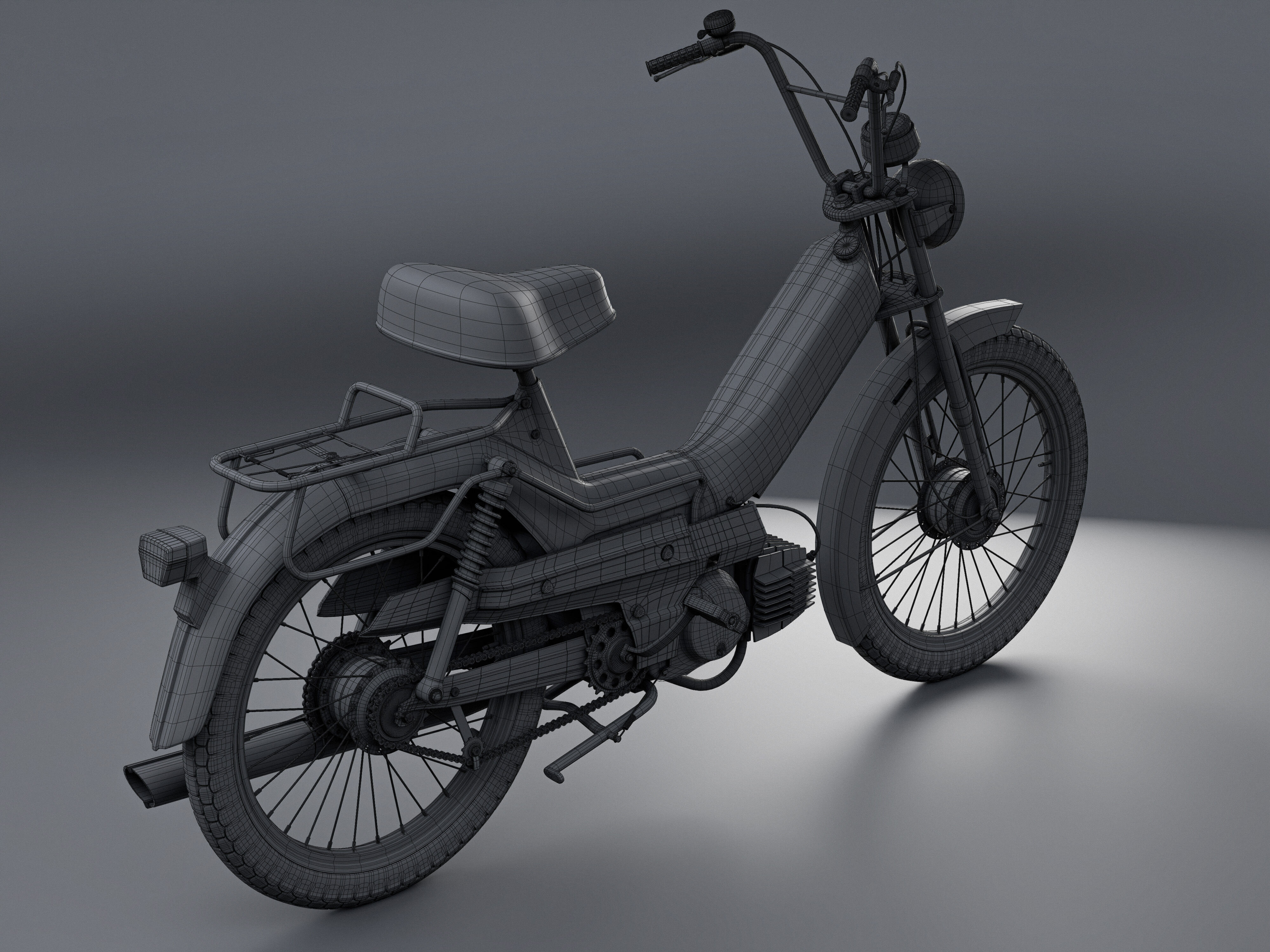 Puch Maxi Classic Moped 3D model_23