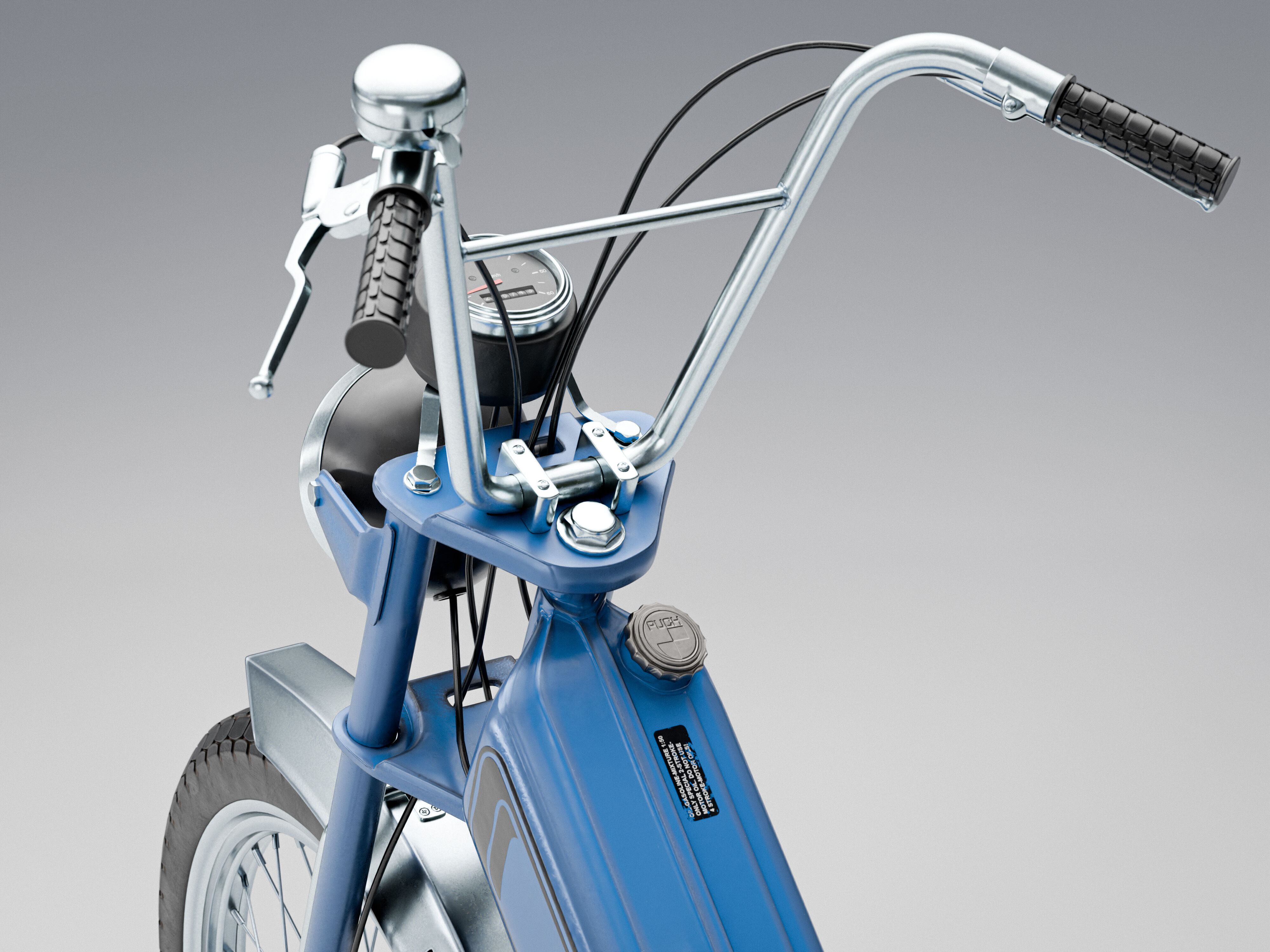 Puch Maxi Classic Moped 3D model_8