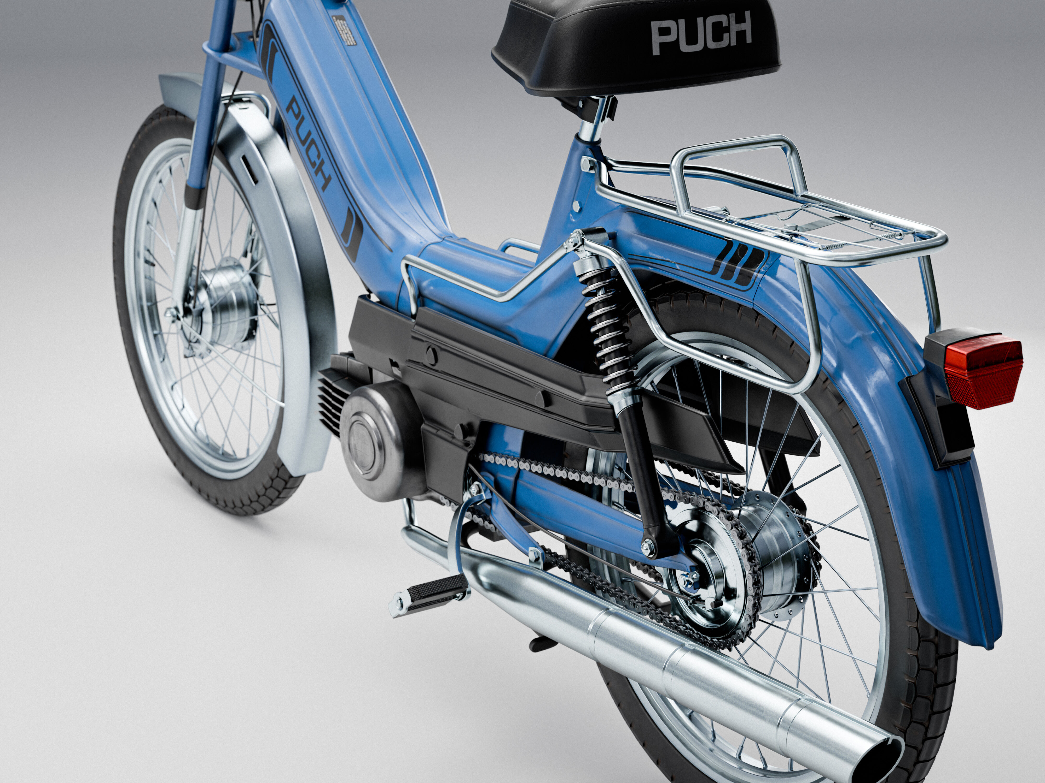 Puch Maxi Classic Moped 3D model_5