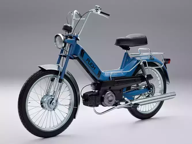Puch Maxi Classic Moped 3D model Puch Maxi Classic Moped 3D model
