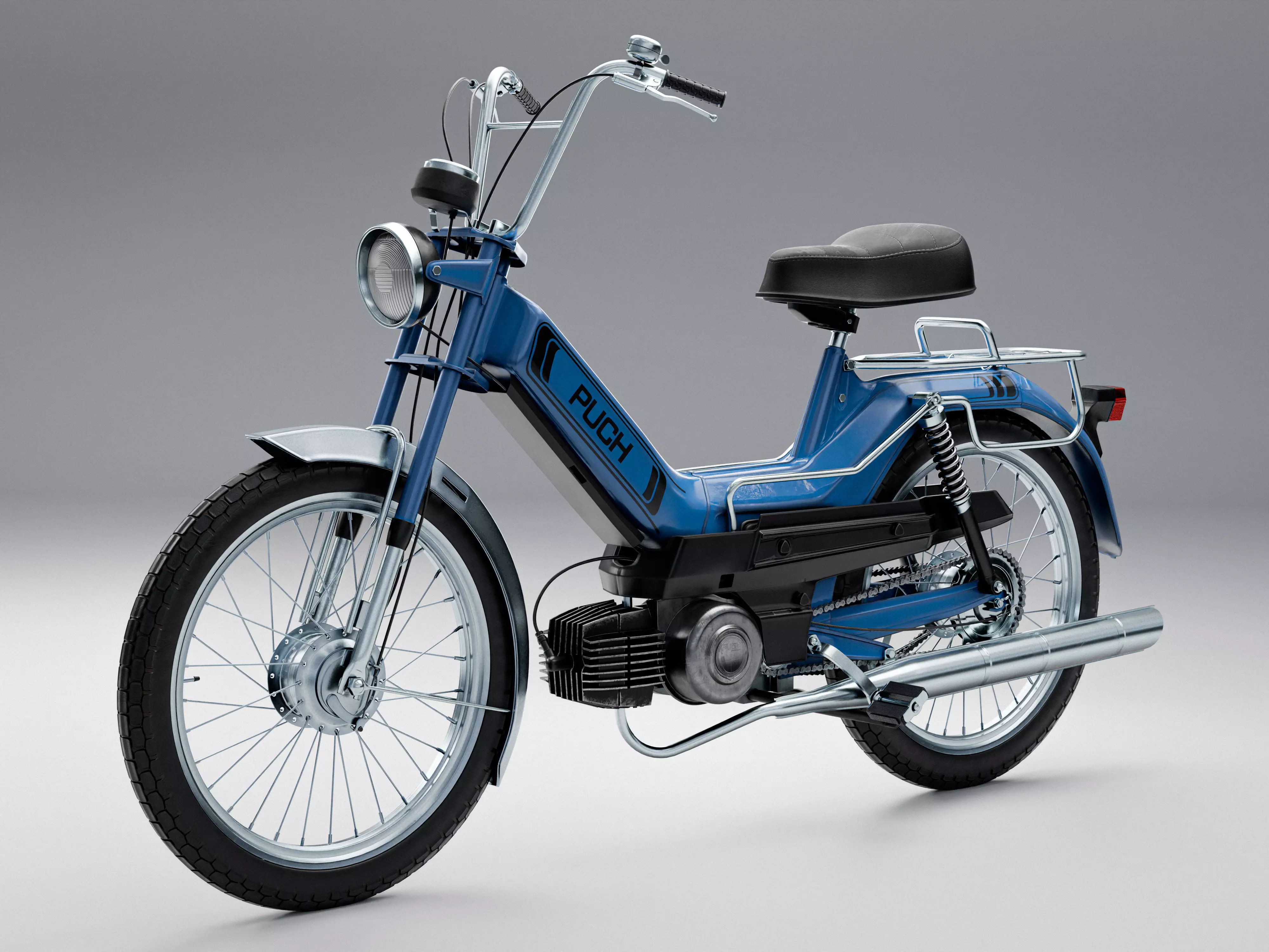 Puch Maxi Classic Moped 3D model_0