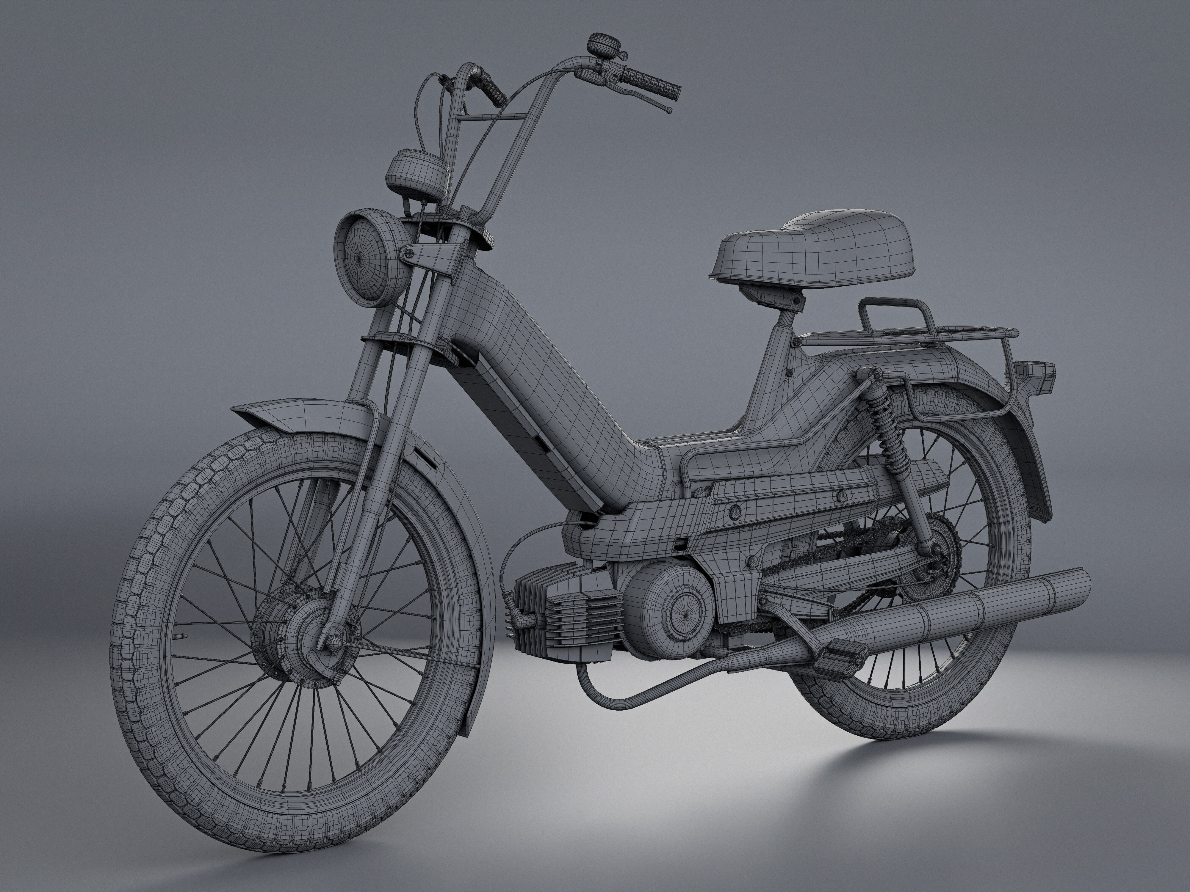 Puch Maxi Classic Moped 3D model_22