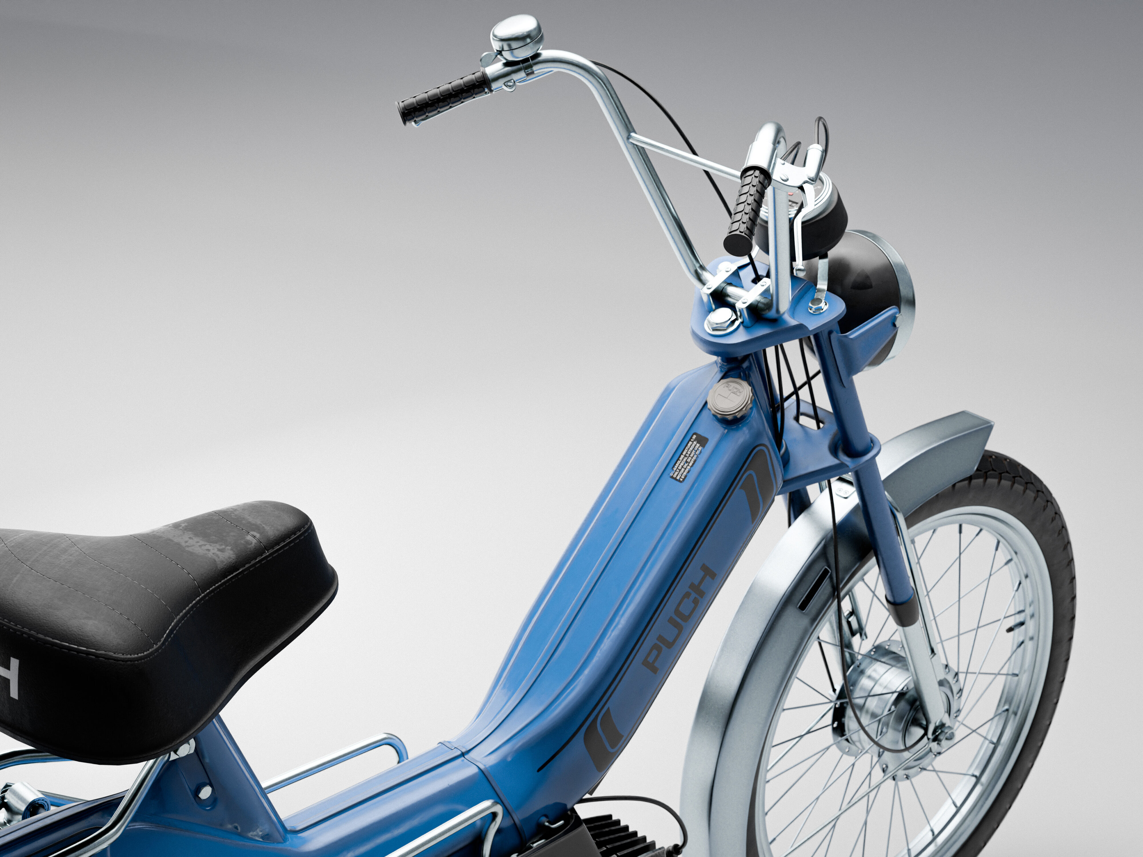 Puch Maxi Classic Moped 3D model_6