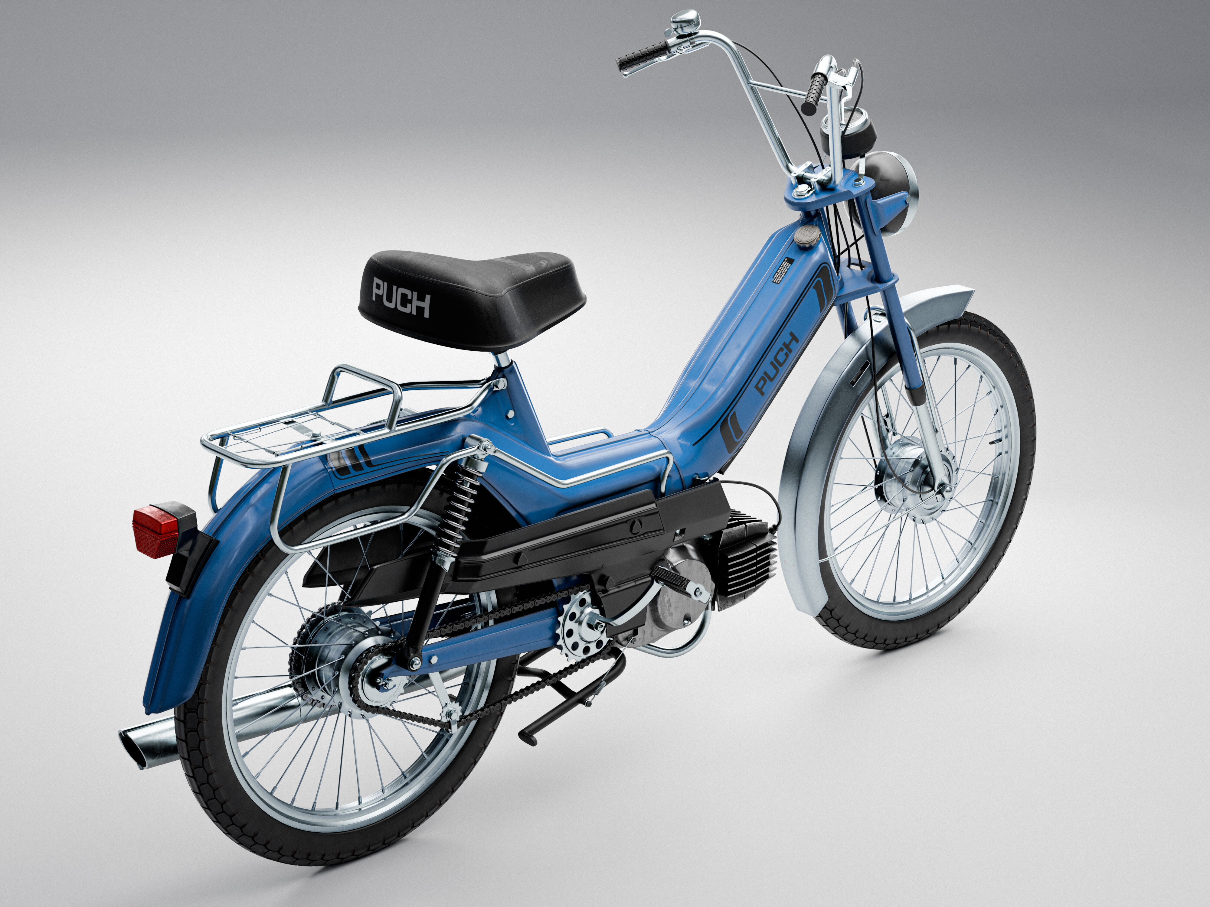 Puch Maxi Classic Moped 3D model_1