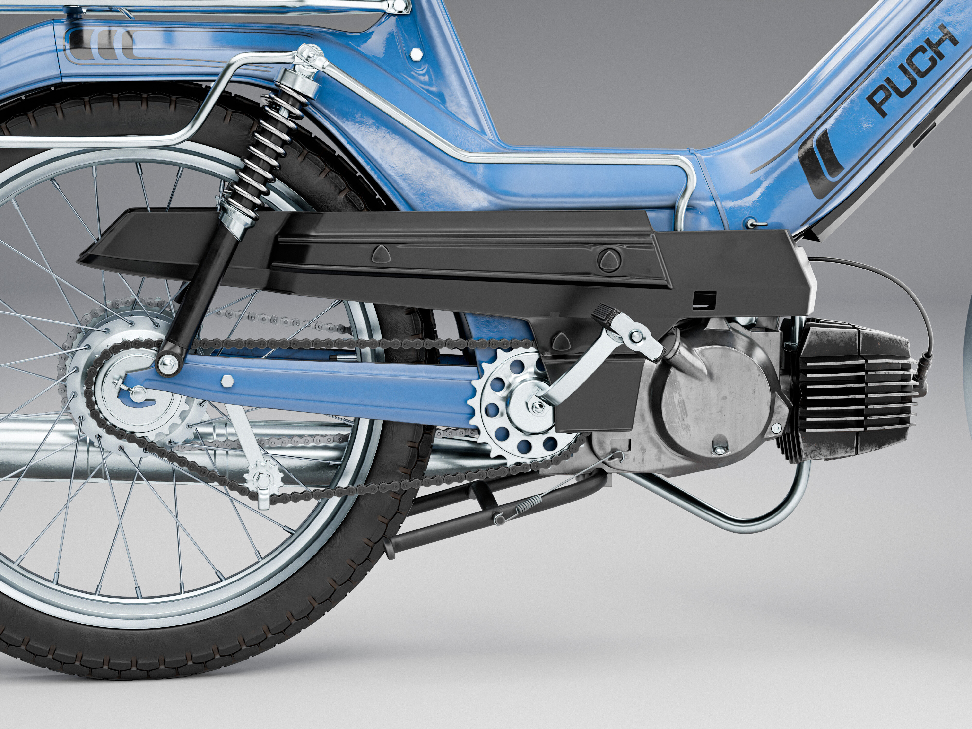 Puch Maxi Classic Moped 3D model_15
