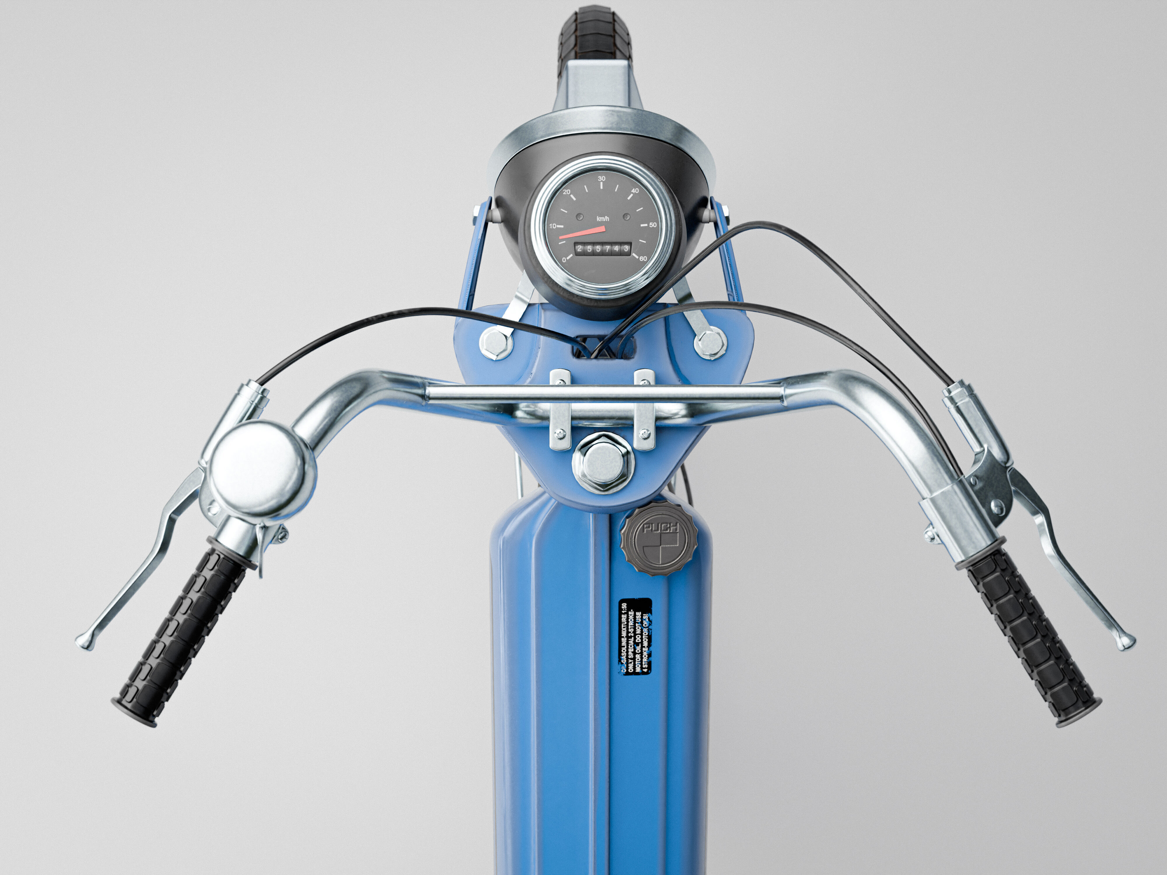 Puch Maxi Classic Moped 3D model_7