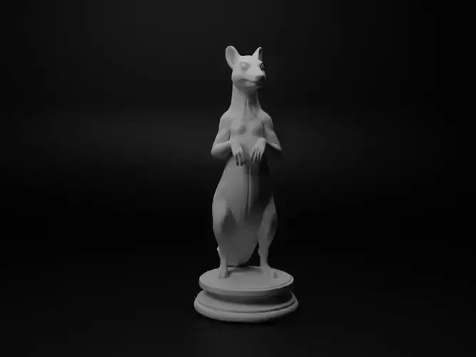 weasel Animal Chess 3D print model