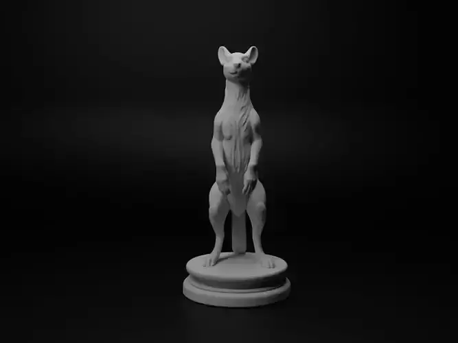 weasel Animal Chess 3D print model
