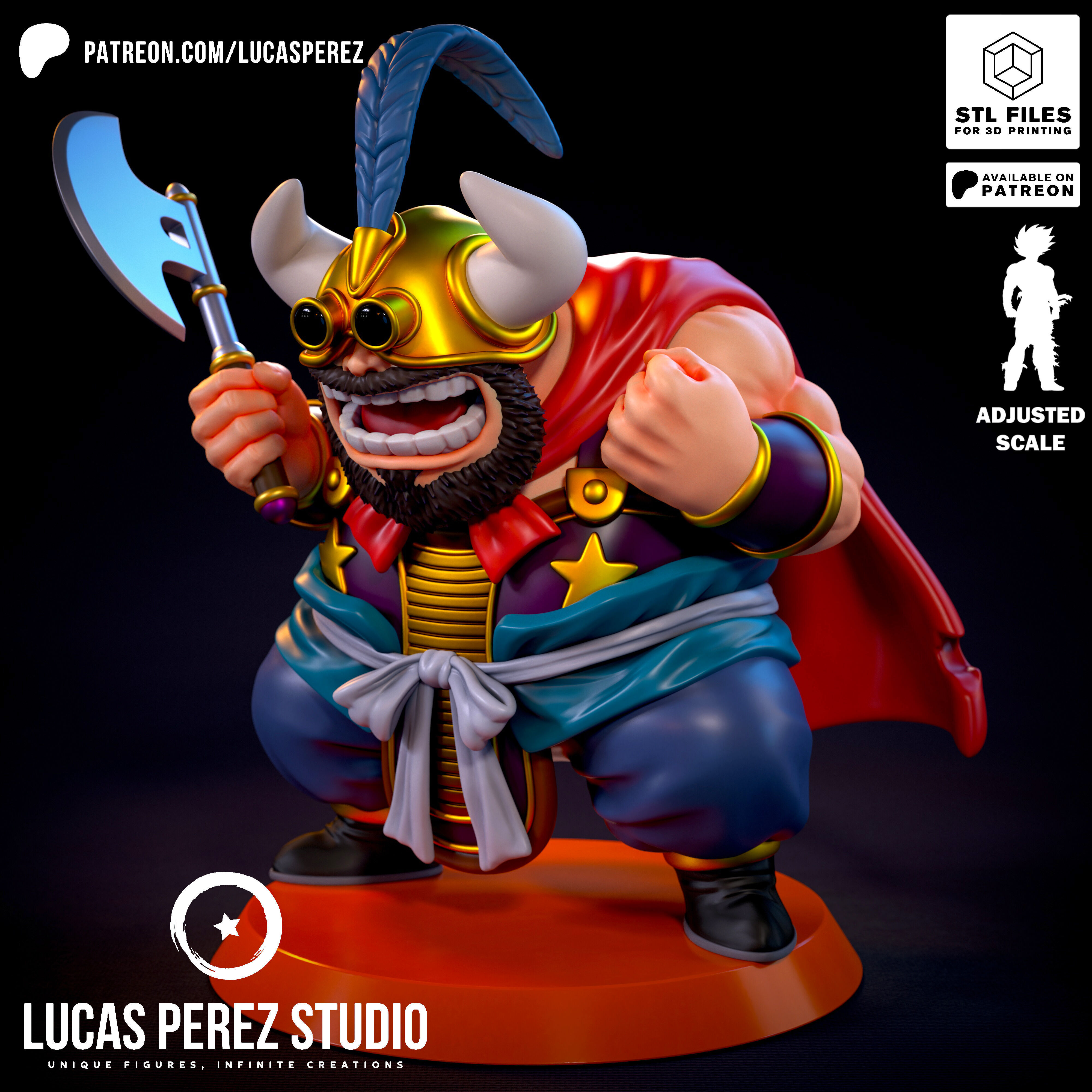 OX KING 3D print model_8