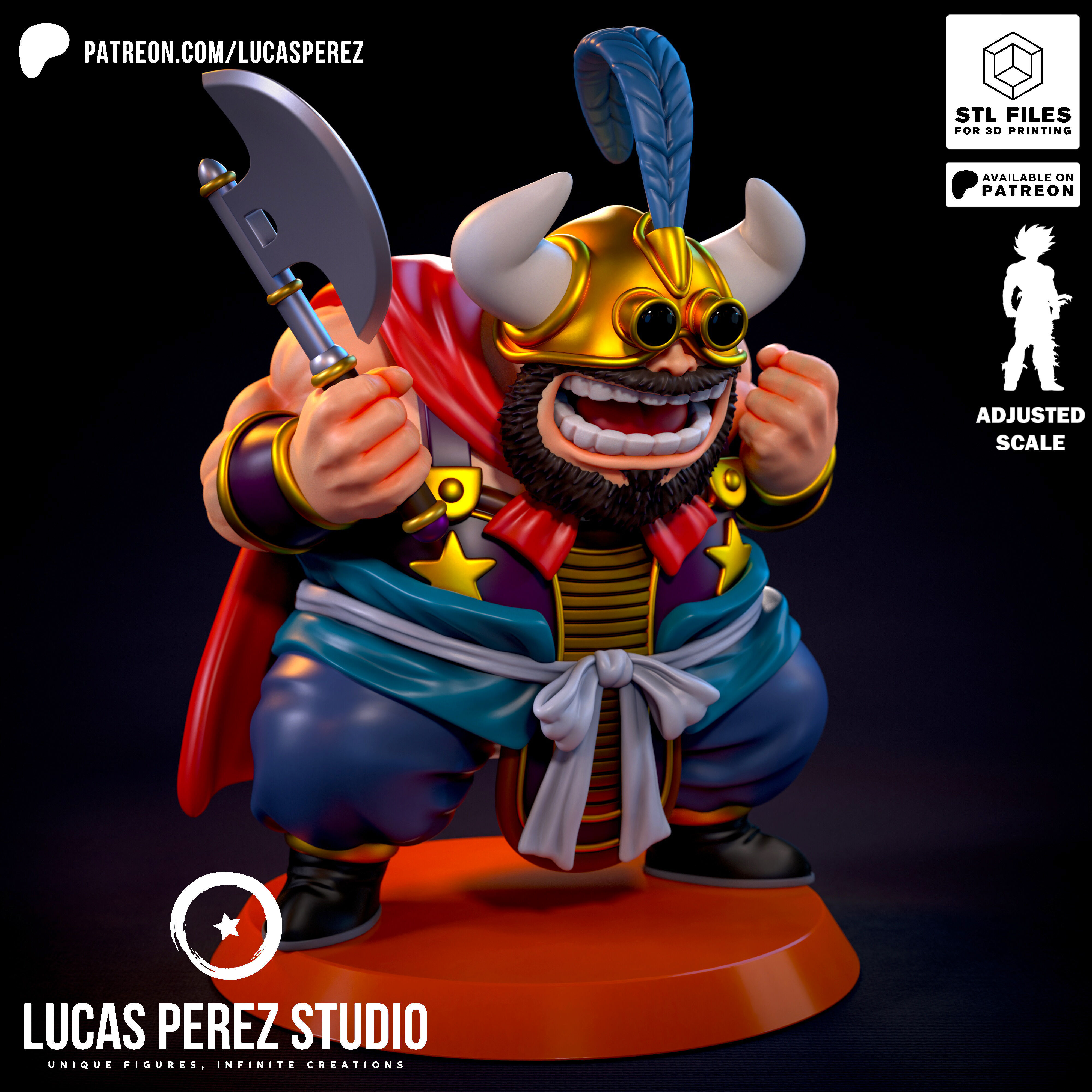 OX KING 3D print model_5