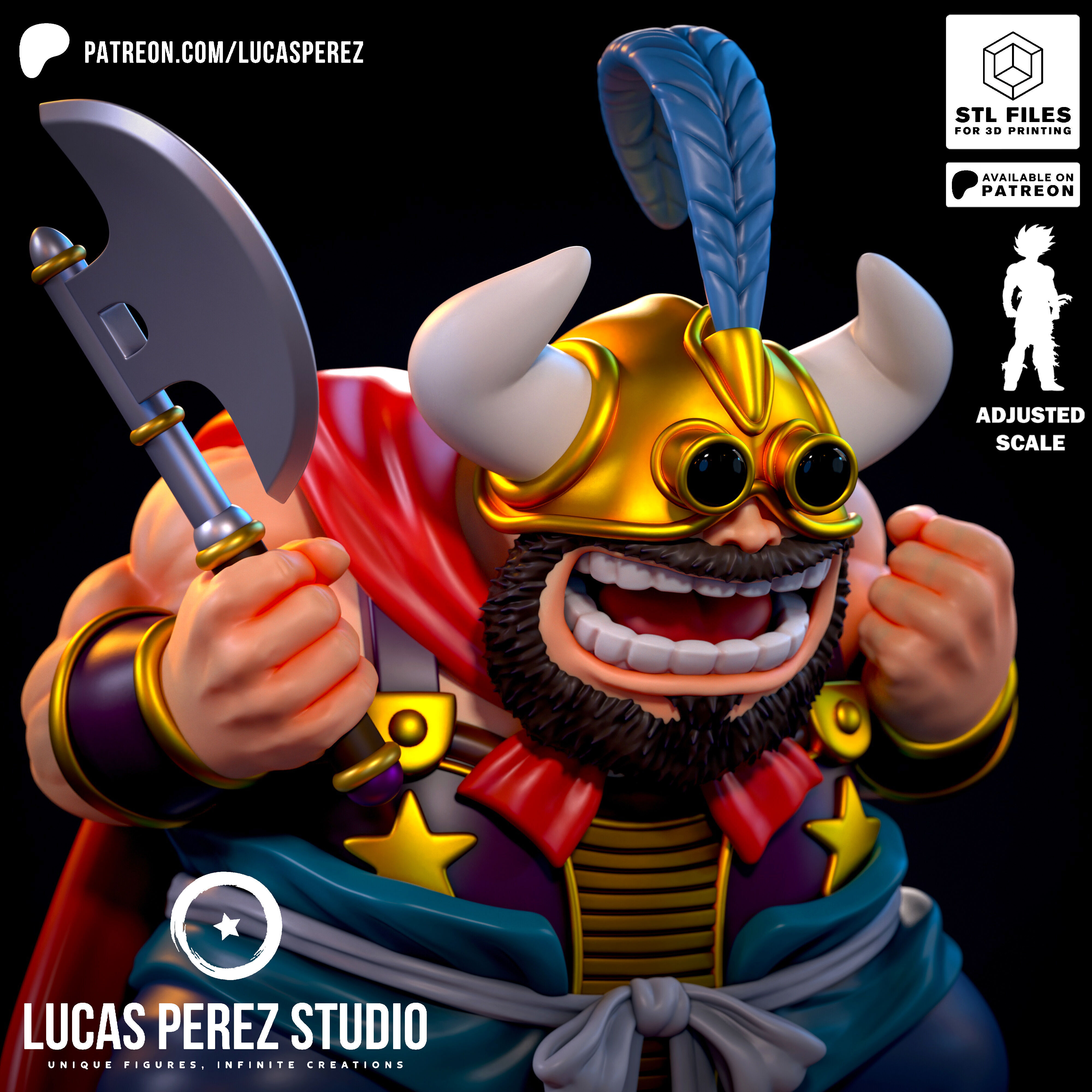 OX KING 3D print model_2