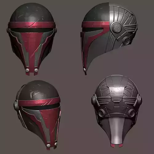 StarWars Darth Revan Helmet 3D Model - Print Ready Files 3D print model StarWars Darth Revan Helmet 3D Model - Print Ready Files 3D print model