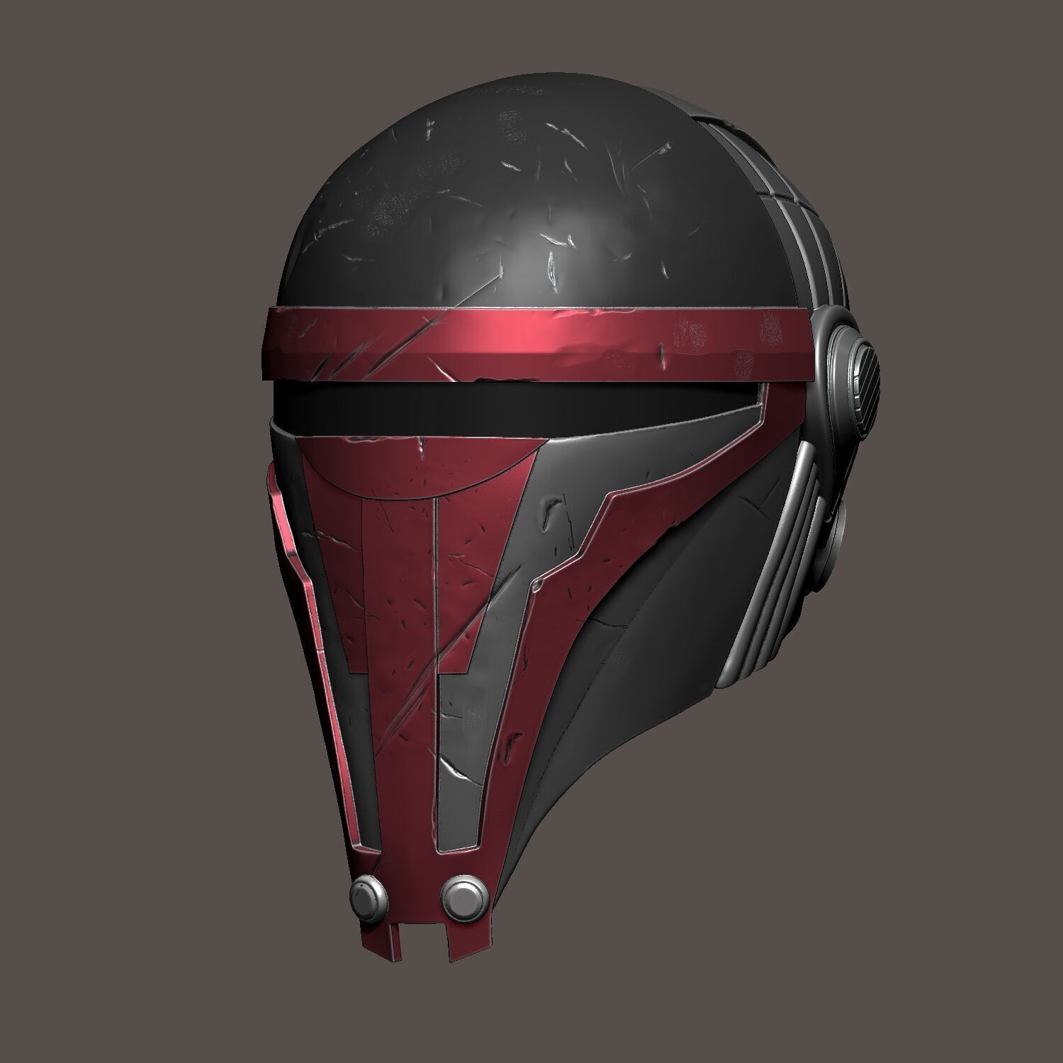 StarWars Darth Revan Helmet 3D Model - Print Ready Files 3D print model_7