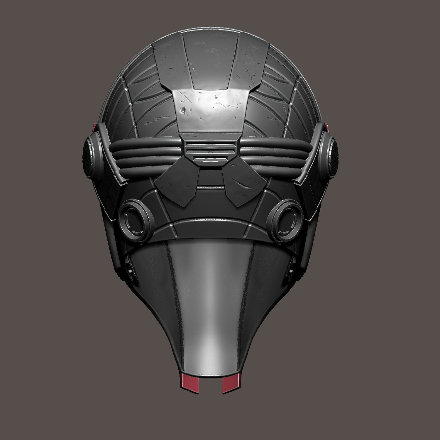 StarWars Darth Revan Helmet 3D Model - Print Ready Files 3D print model_9