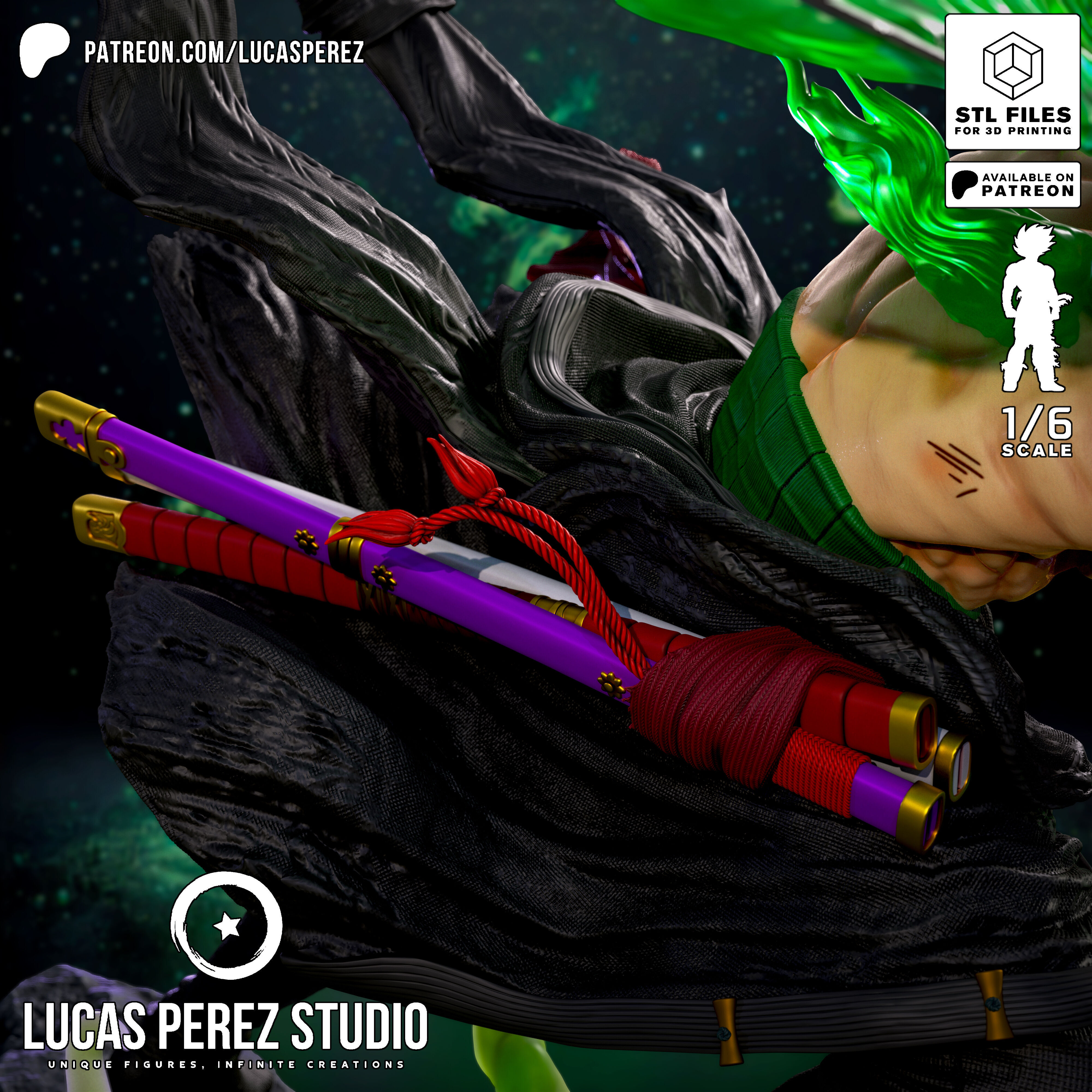 RORONOA ZORO 3D print model_24
