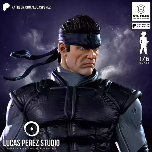 SOLID SNAKE 3D print model