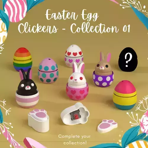 Easter Egg Clickers - Collection 01