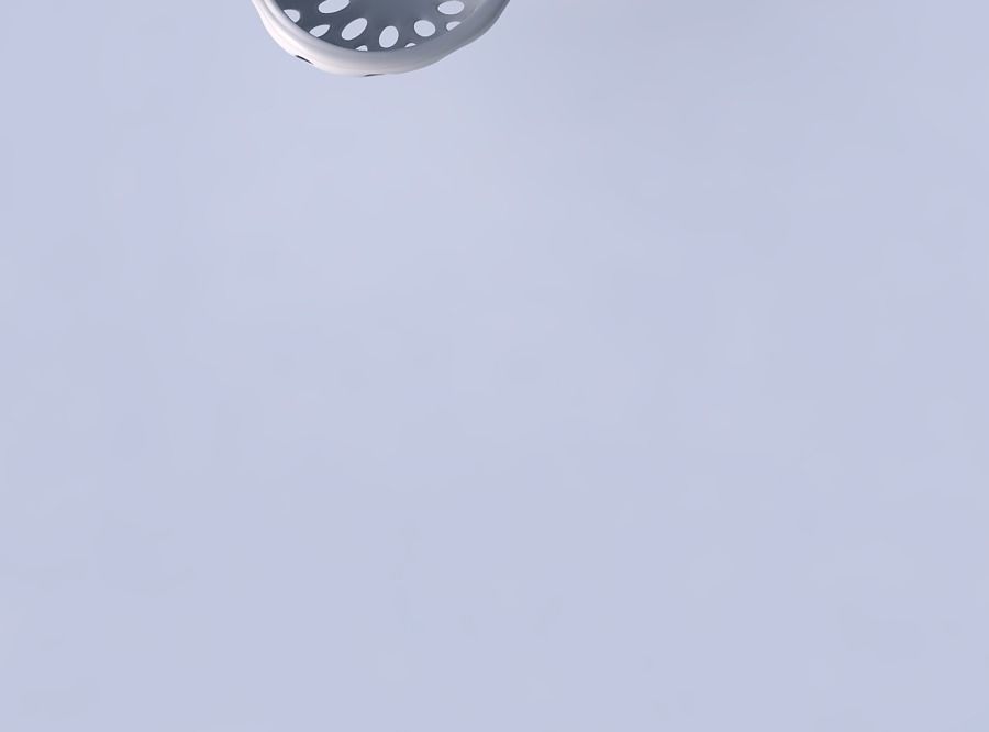 Bowl wide seed shell with smooth cuts squeezed 3D print model_2