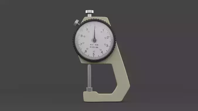 Thickness Gauge Measure Tester 3D model