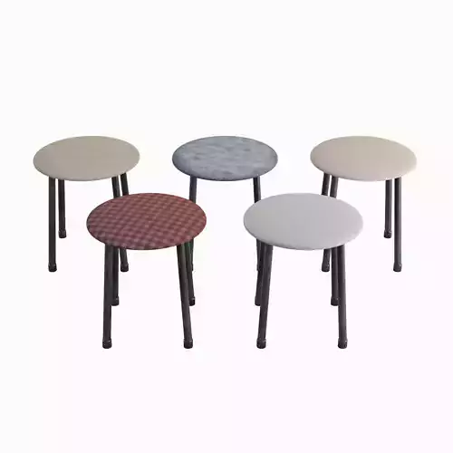 Steel Stool E Set