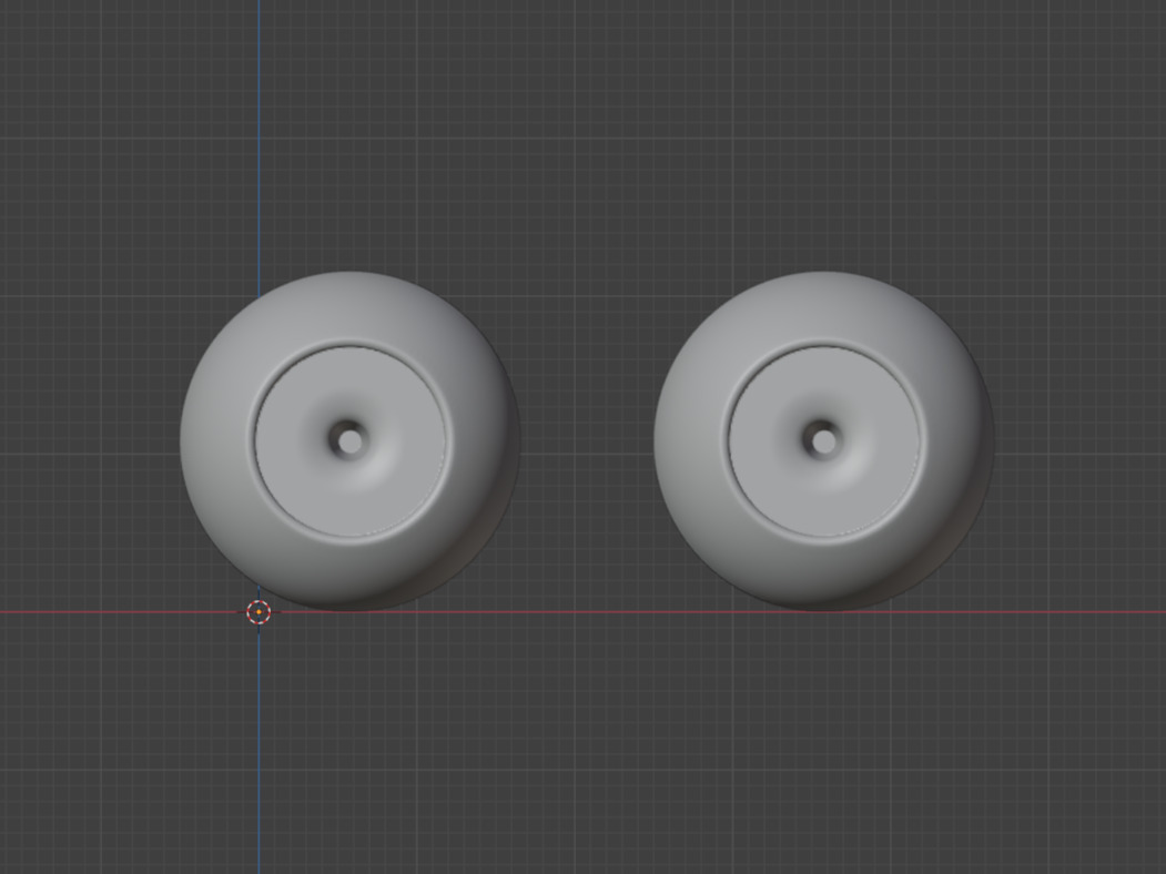 Doll eyes 22mm with 12mm iris Free 3D print model_2