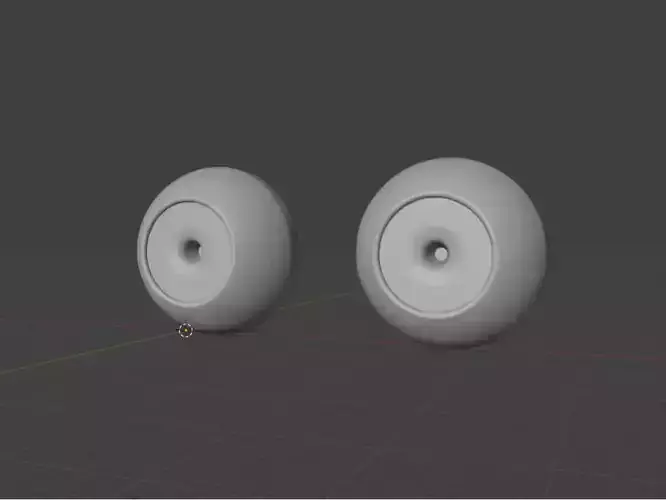 Doll eyes 22mm with 12mm iris