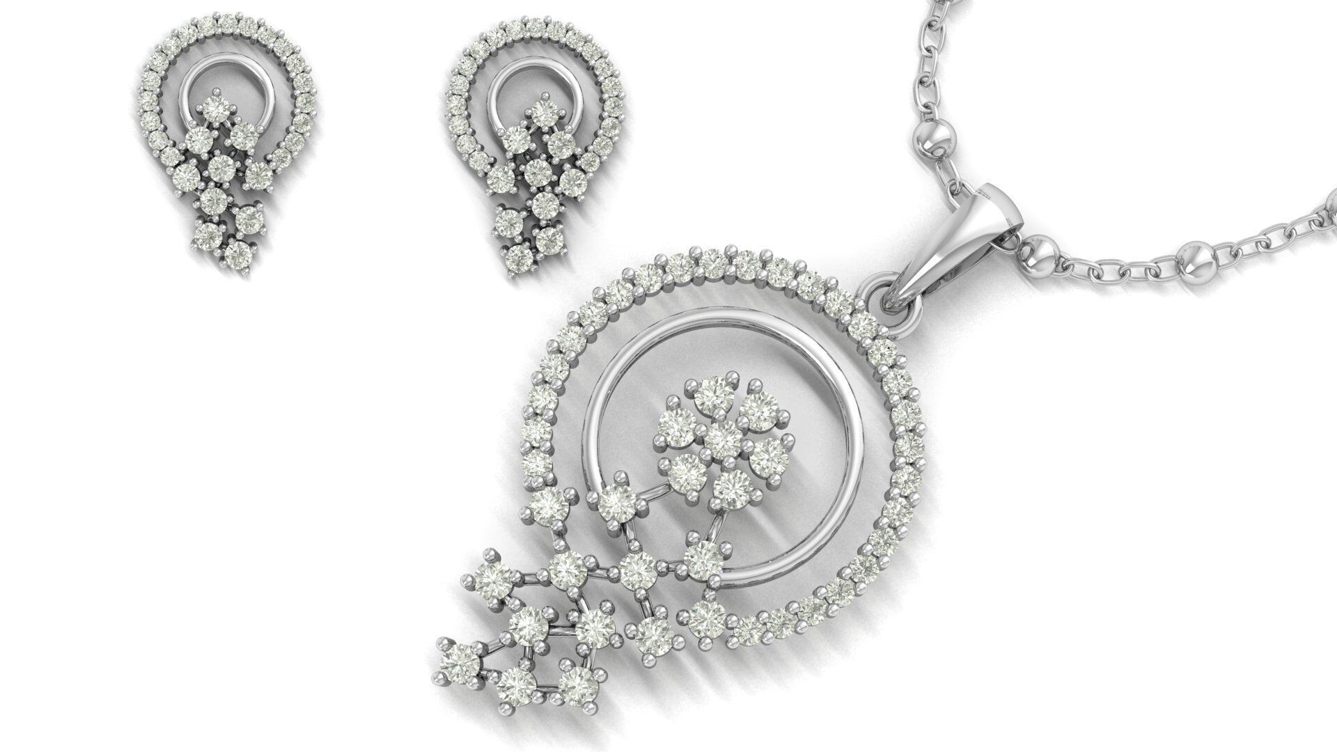 Pendant Necklace 3D print model_2