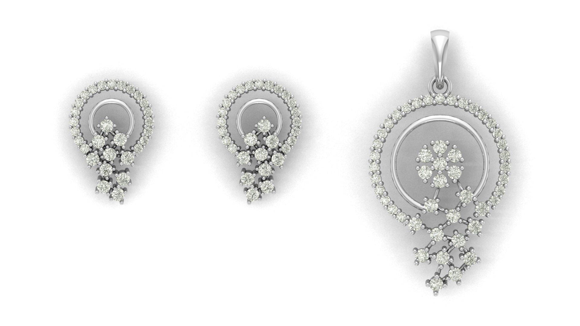 Pendant Necklace 3D print model_8