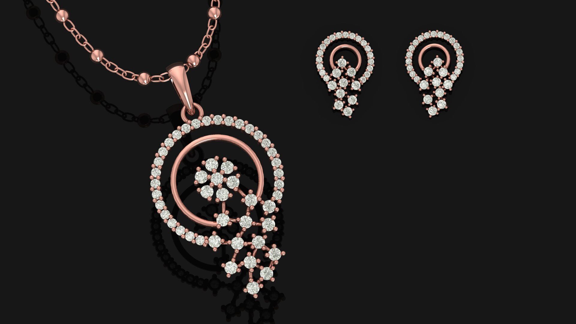 Pendant Necklace 3D print model_15