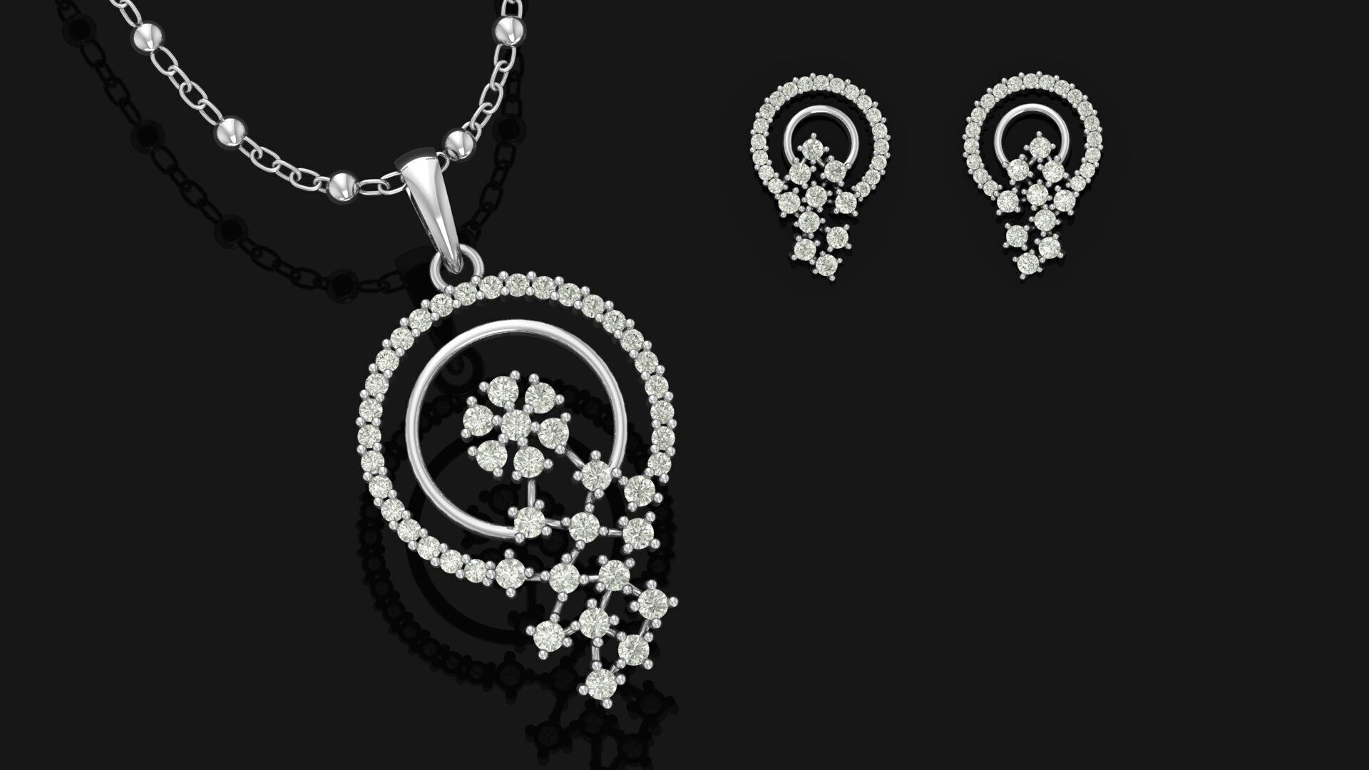 Pendant Necklace 3D print model_13