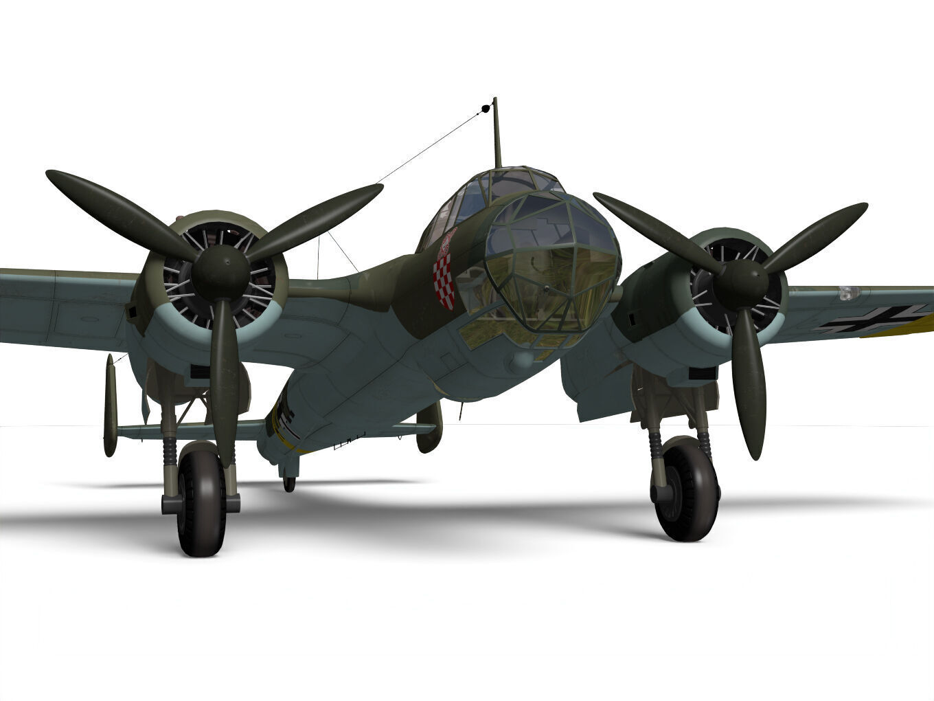 Dornier Do17 Z-2 3D model_8