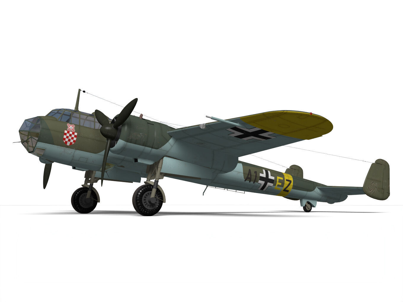 Dornier Do17 Z-2 3D model_6