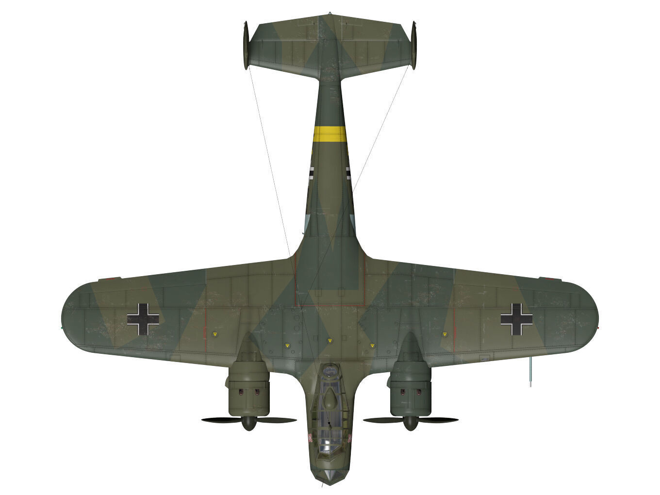 Dornier Do17 Z-2 3D model_13