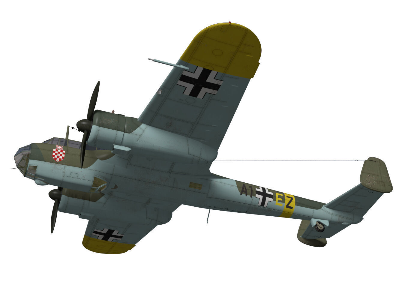 Dornier Do17 Z-2 3D model_3