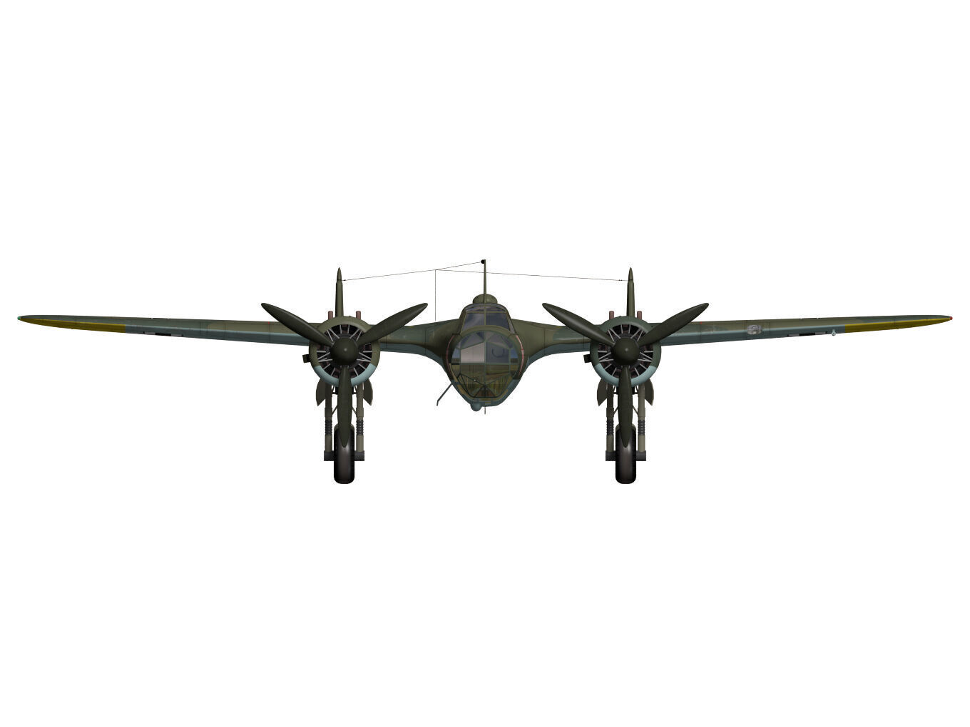 Dornier Do17 Z-2 3D model_12