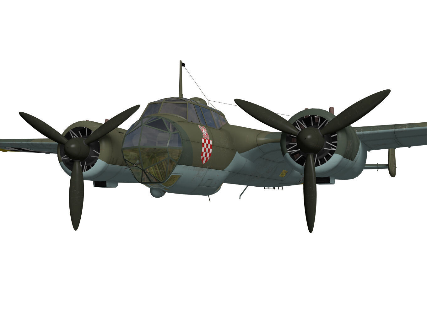 Dornier Do17 Z-2 3D model_4