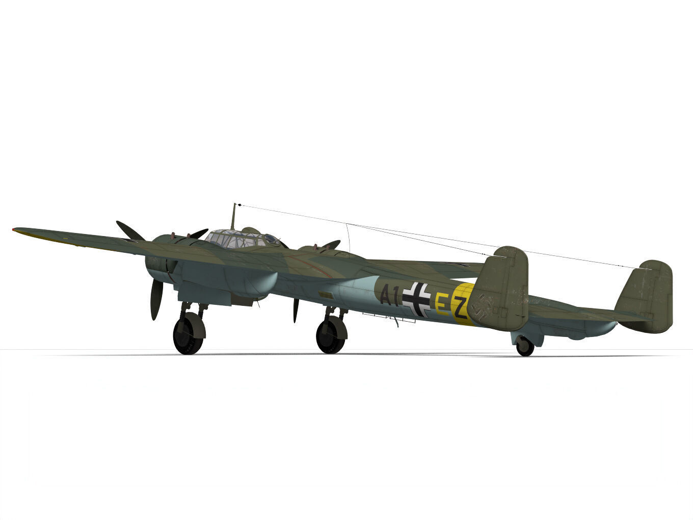 Dornier Do17 Z-2 3D model_7