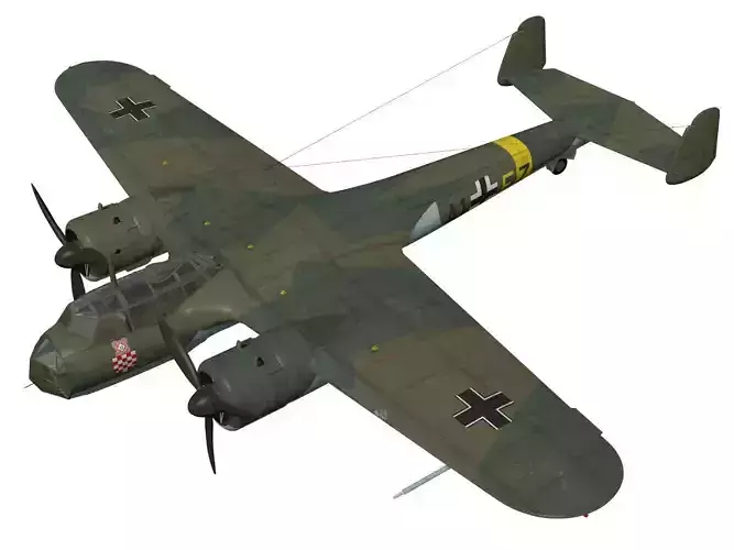 Dornier Do17 Z-2 3D model