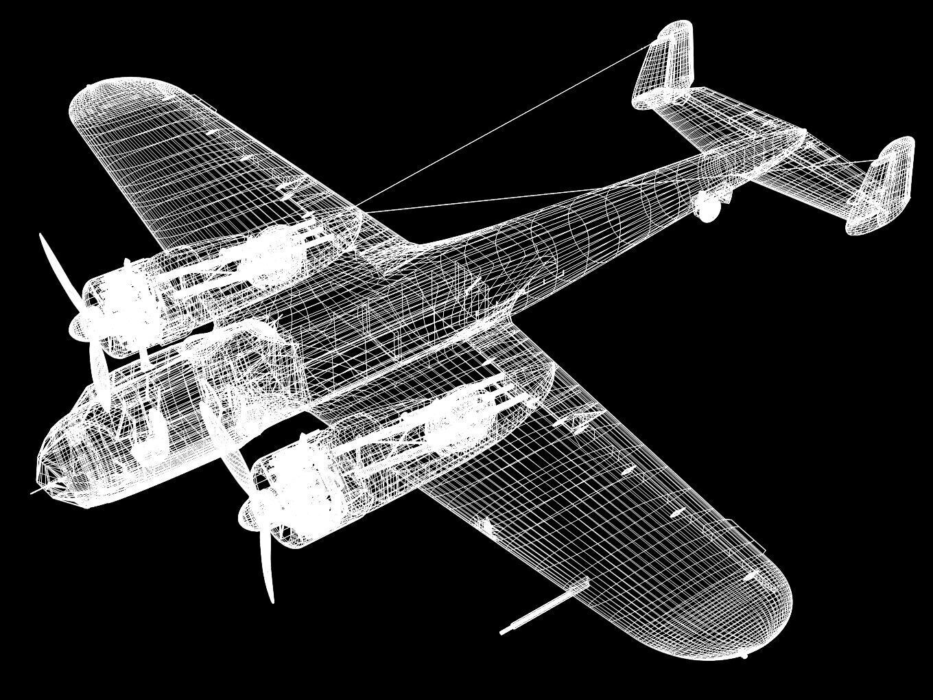 Dornier Do17 Z-2 3D model_16